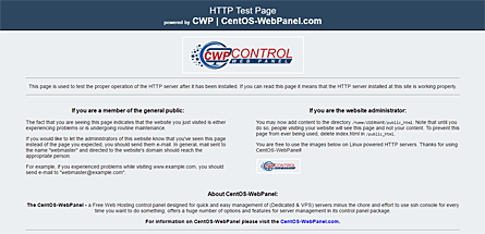 CWP Test Page